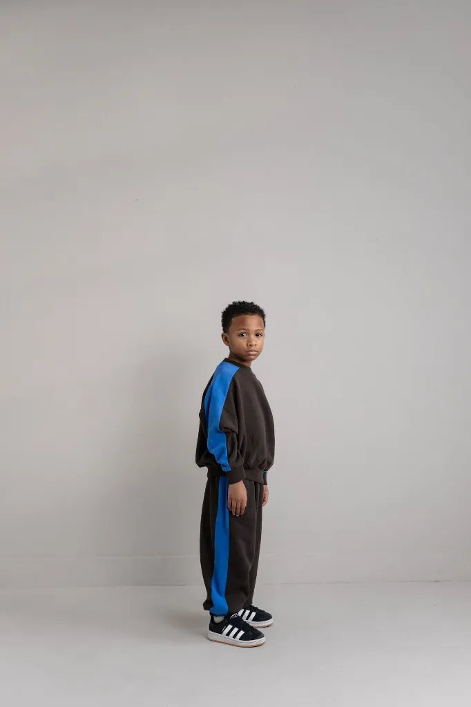 SAMMY SWEATER DARK BROWN MELANGE BLUE 5.webp