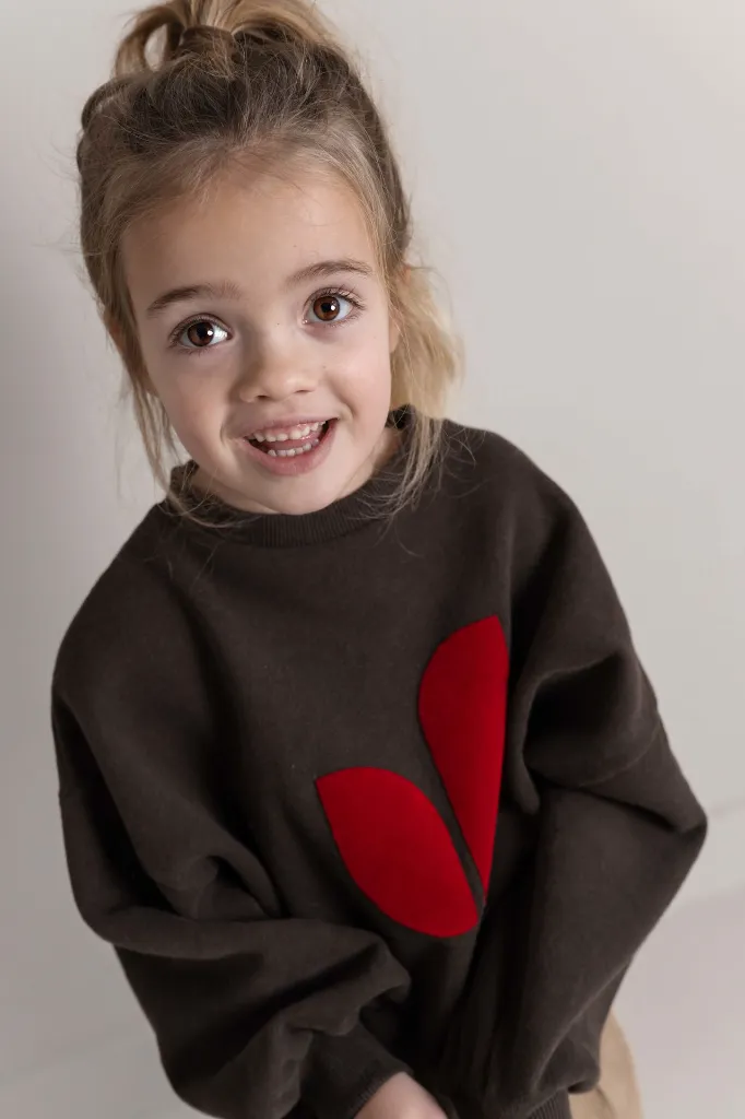 PIPPA SWEATER  DARK BROWN MELANGE 4.webp