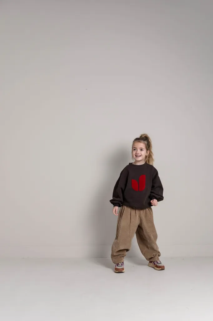 PIPPA SWEATER  DARK BROWN MELANGE 2.webp