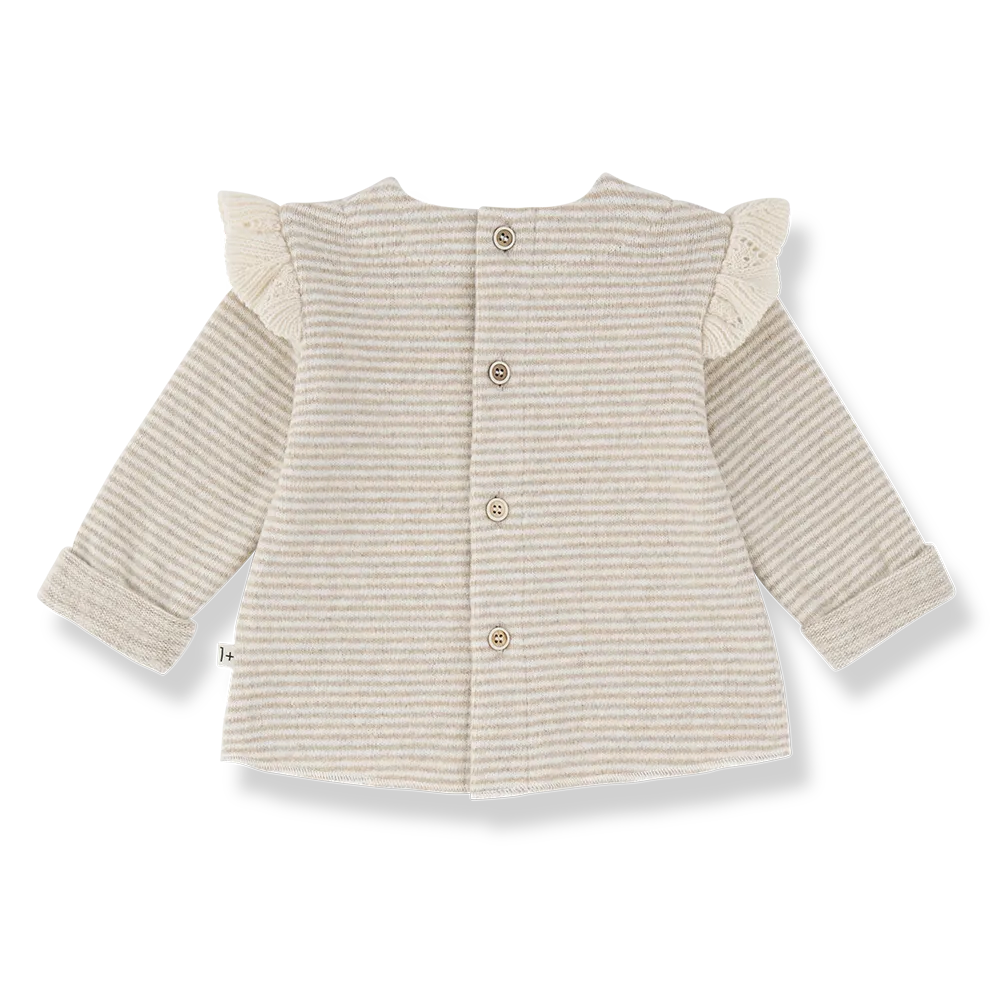 1+ in the family - Annecy Blouse (Beige) - 1 - Babette Oostduinkerke