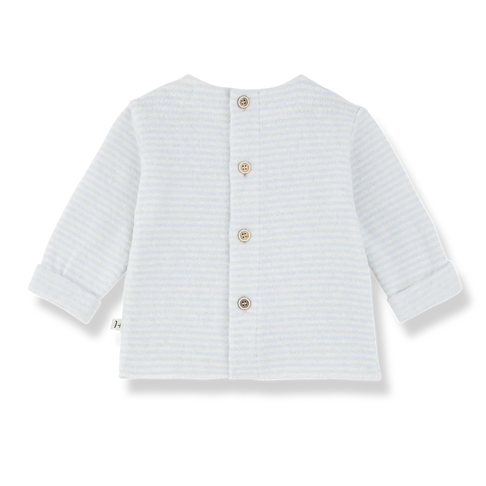 1+ in the family - Belfort Longsleeve met Borstzakje (Ciel) - 4 - Babette Oostduinkerke