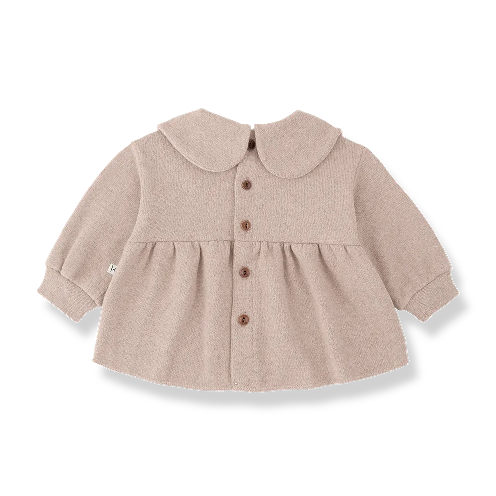 1+ in the family - Bonassola Kraagblouse (Nude) - 1 - Babette Oostduinkerke
