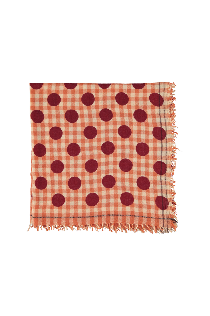scarf-orange-checkered-dots-sisters-department-4.webp