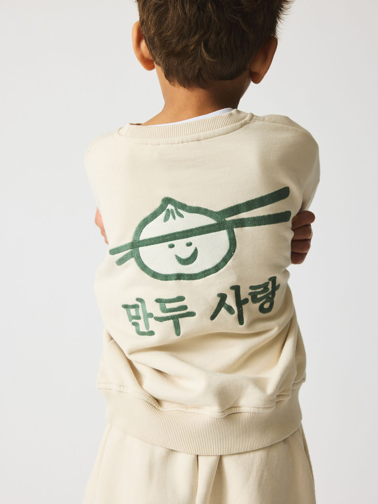 BrunoBruno Nation – Norah Embr Sweatshirt (Rainy Day) - 1 - Babette Oostduinkerke