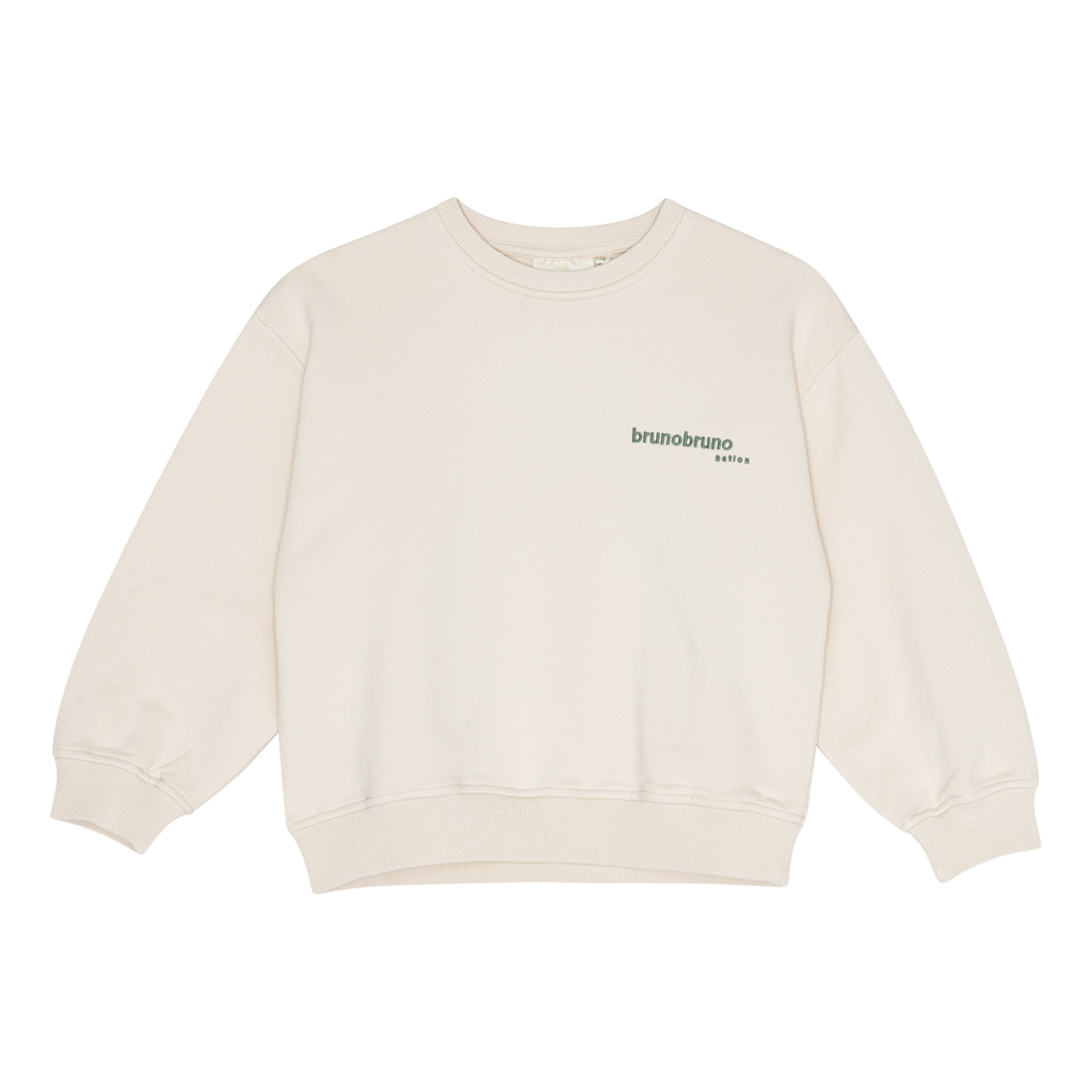 BrunoBruno Nation – Norah Embr Sweatshirt (Rainy Day) - 3 - Babette Oostduinkerke