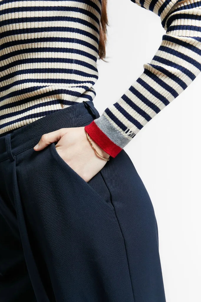 Indee – Weekend Trousers (Navy) - 1 - Babette Oostduinkerke