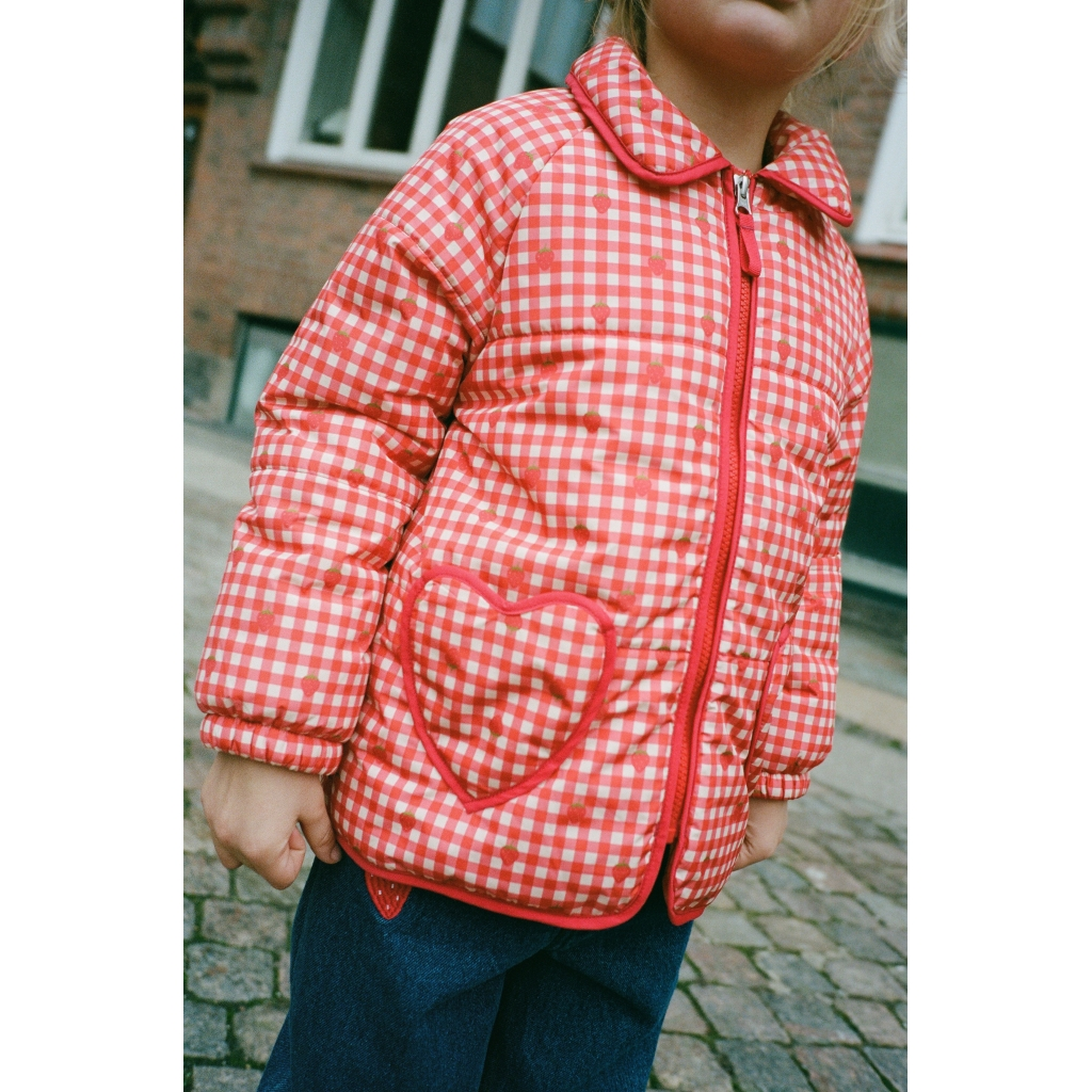 Molly Padded Jacket Red Berry Gingham 2.png