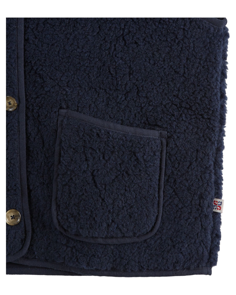 Emile & Ida - Veste ss manche moumoute (Midnight) - 1 - Babette Oostduinkerke