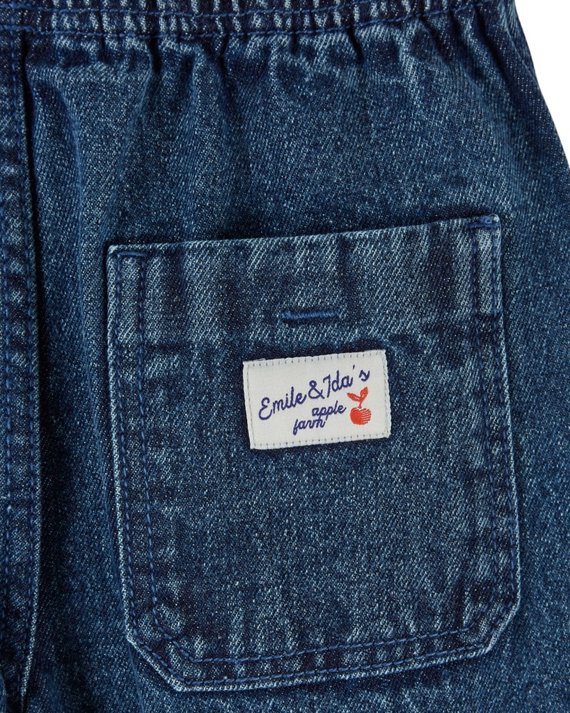 Emile & Ida - Pantalon garcon elastique (Denim) - 2 - Babette Oostduinkerke