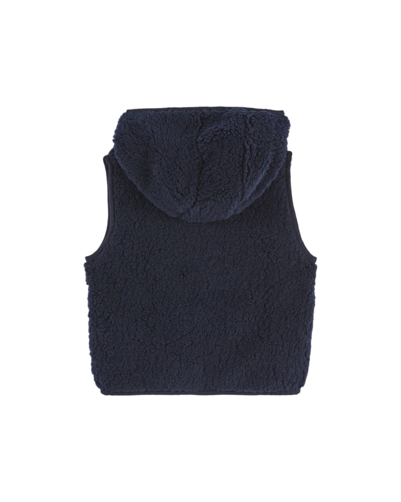 Emile & Ida - Veste capuche moumoute (Midnight) - 1 - Babette Oostduinkerke