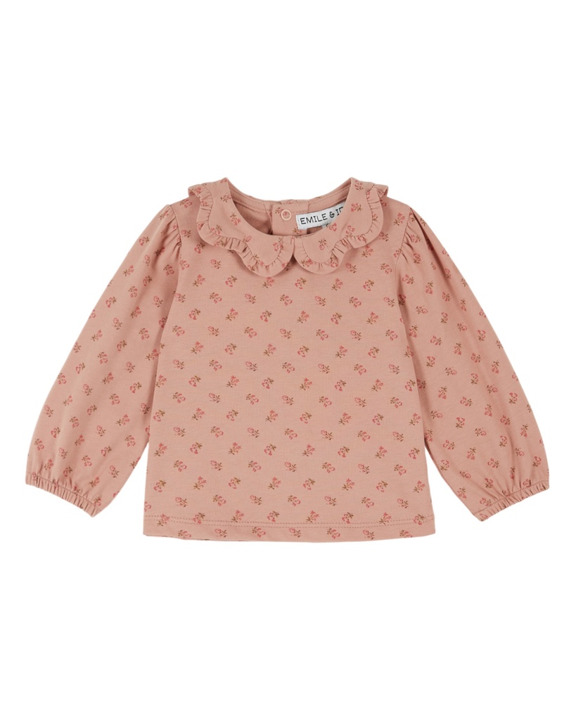 Emile & Ida - Blouse jersey imp col fleur (Marjolaine) - 3 - Babette Oostduinkerke