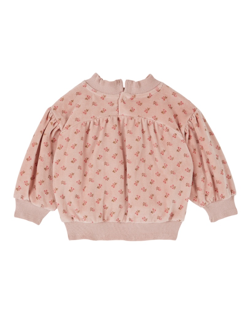 Emile & Ida - Sweat velours imprime (Marjolaine) - 1 - Babette Oostduinkerke