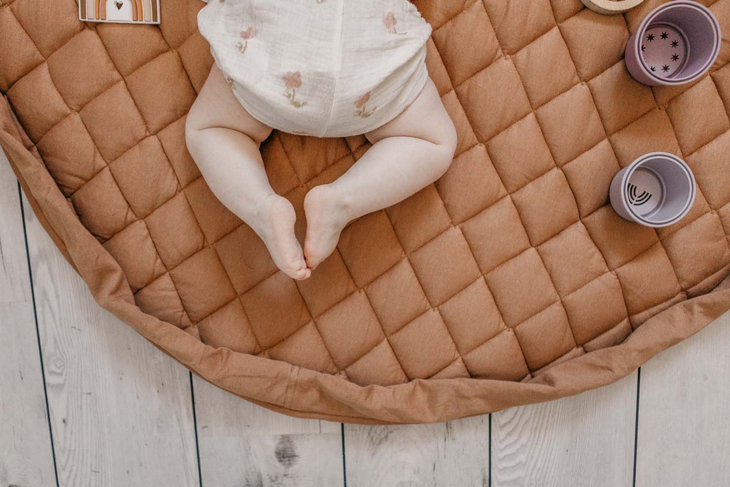 Play&go - Tawny brown organic babymat