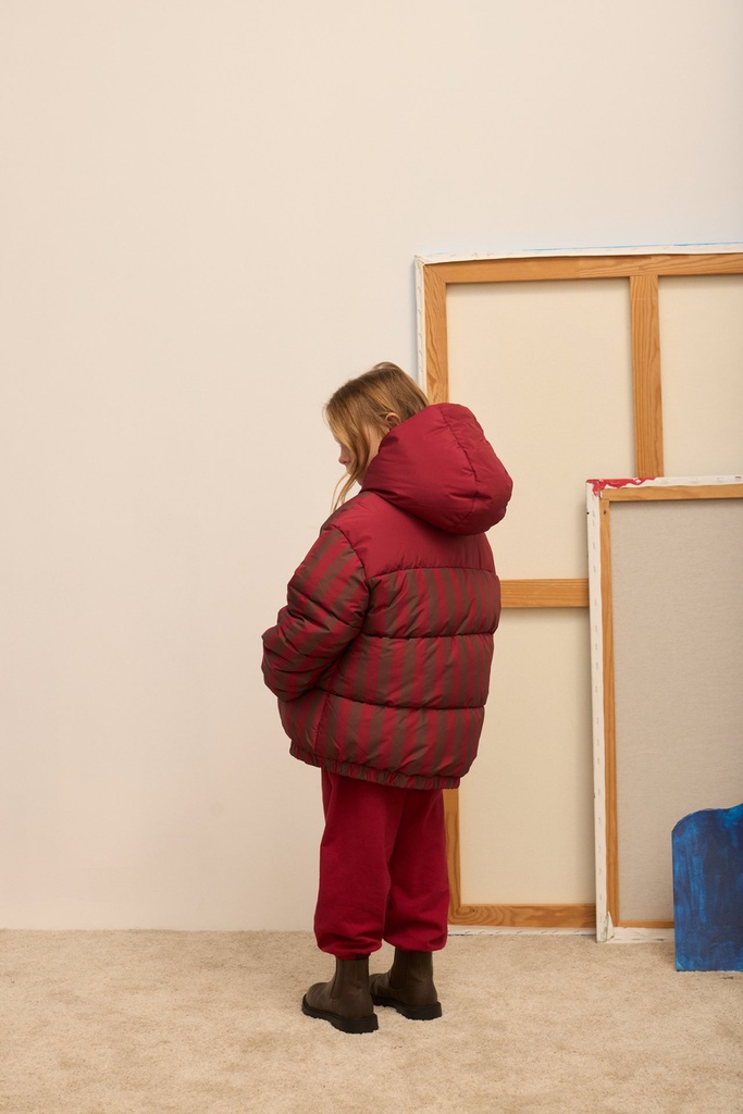 Weekend House Kids - Stripped anorak (Granate) - 3 - Babette Oostduinkerke