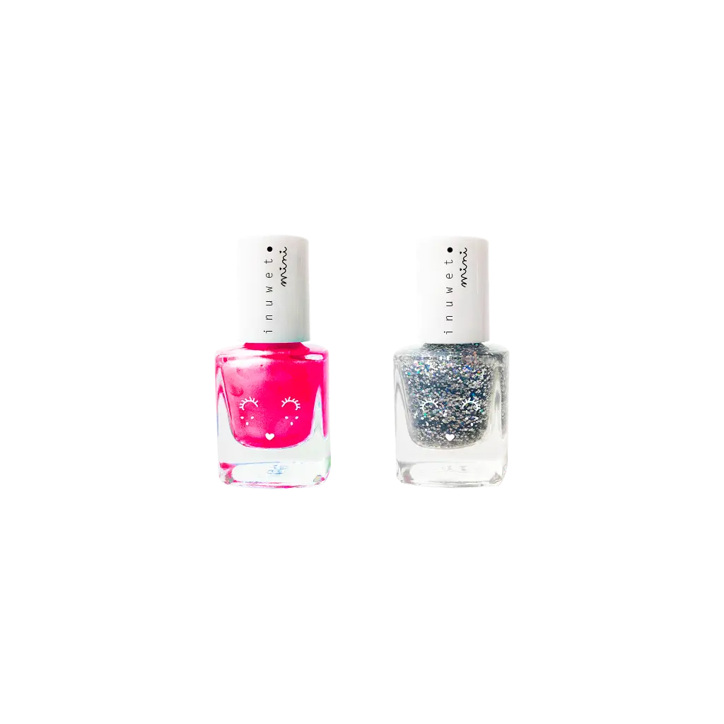 Set of 2 scented water-based nail polishes - Bubblegum - 58142899634518.webp