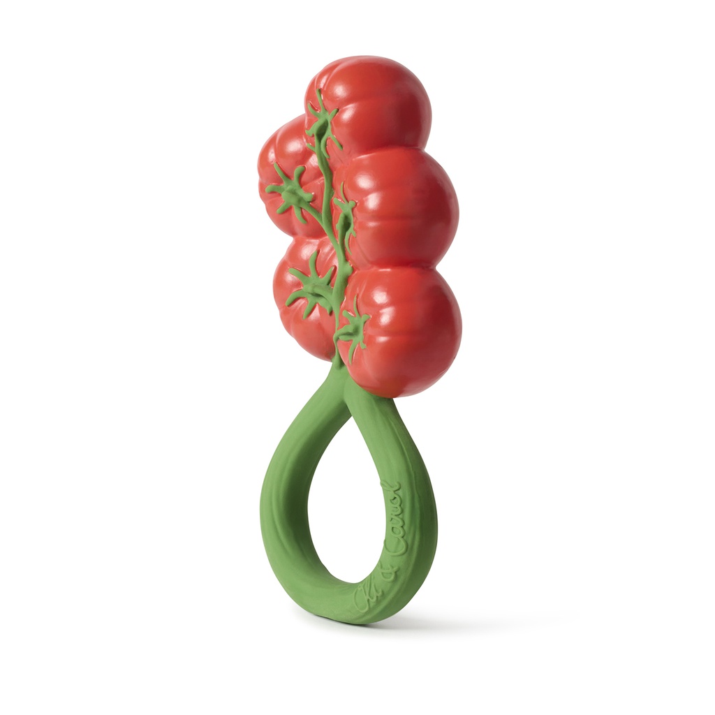 Oli&Carol - Tomato rattle toy 