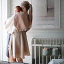 Mushie - Spuugdoek - 2pack Roman green/fog (copy)