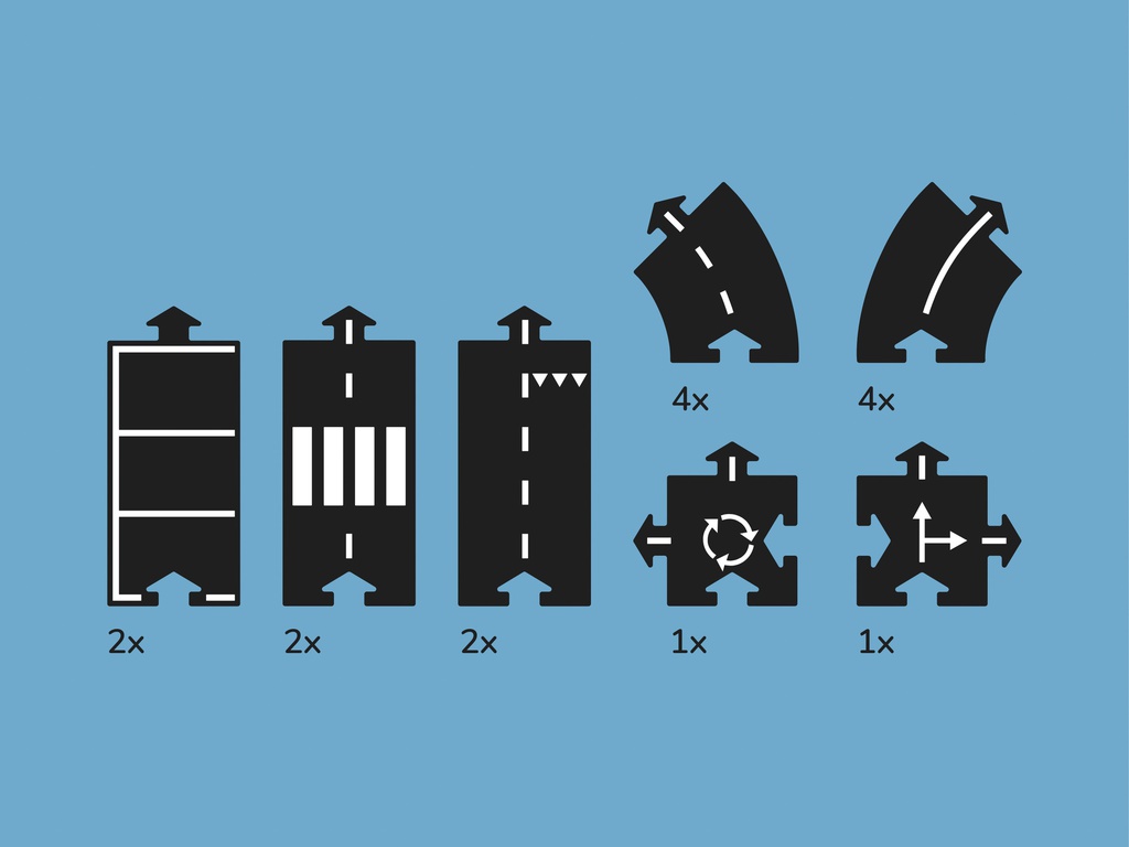 Expressway - Medium flexible toy road