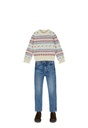 Emile et Ida - Pullover - Ecru jacquard