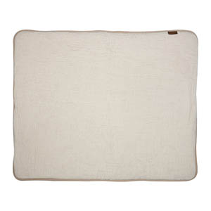 Quax - Natural quilted new born blanket - Klei