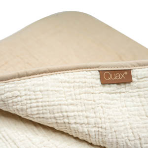 Quax - Natural quilted new born blanket - Klei