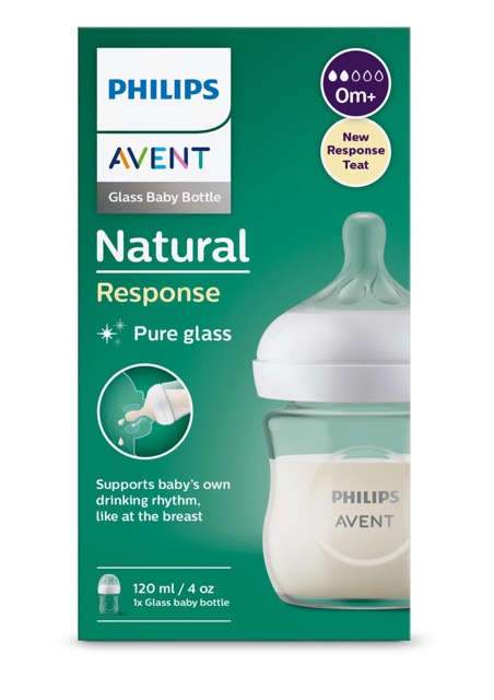Philips Avent - Glazen natural 3.0 zuigfles - 120ml