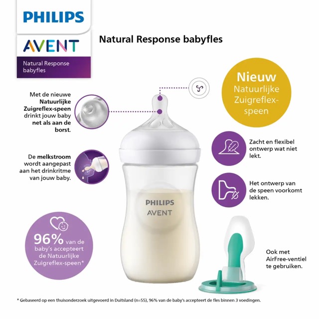 Philips Avent - Natural 3.0 zuigfles - 330ml