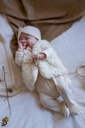 1+ In the family - Pim Overall w/feet - Ecru
