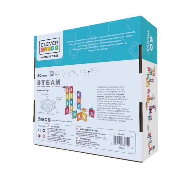 Cleverclixx - Ball run compact pack intense (60 stuks) - 1 - Babette Oostduinkerke