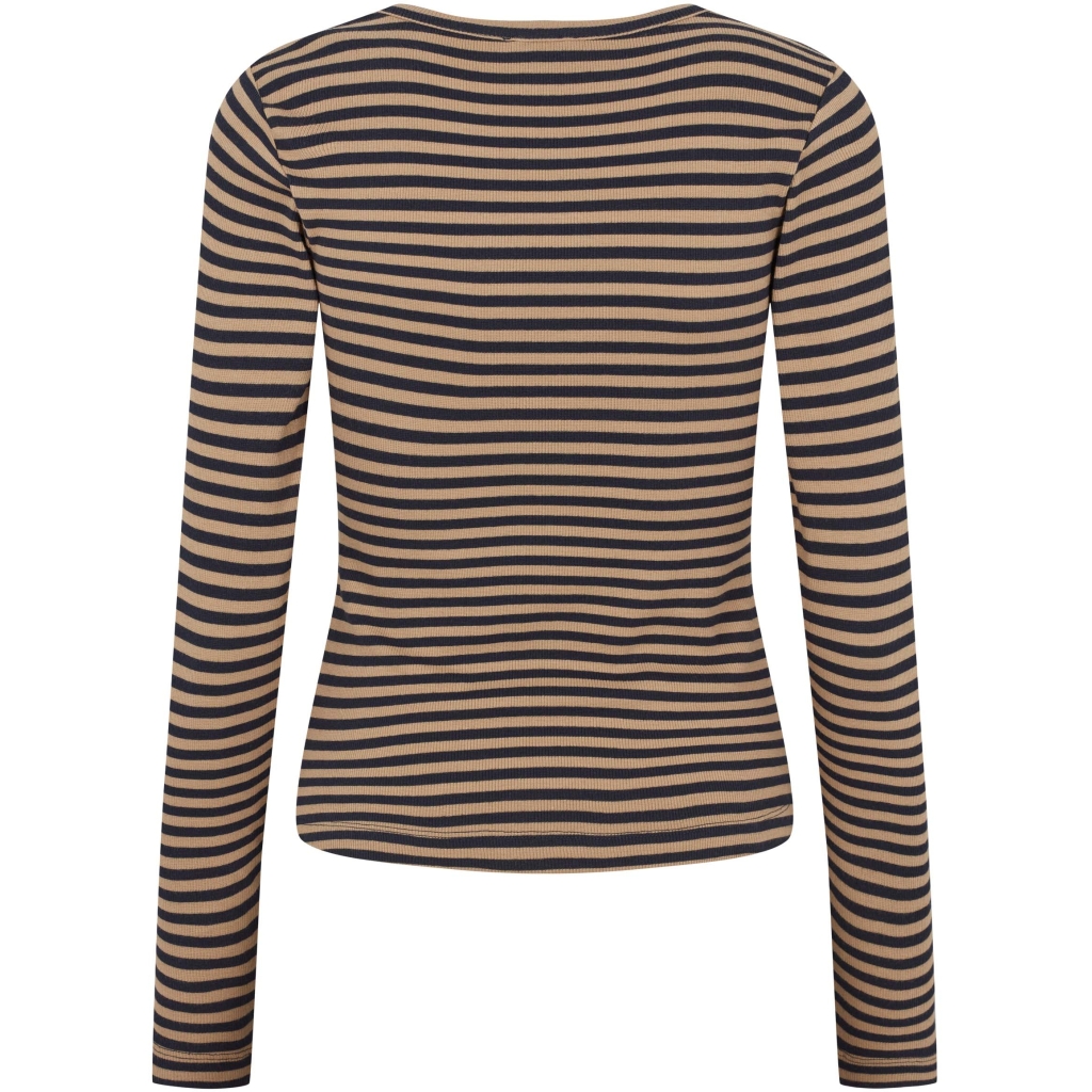 Esmé Studios - Blossom Stripe LS Top