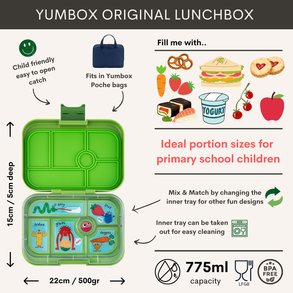 Yumbox - Original 6 vakken - Rose