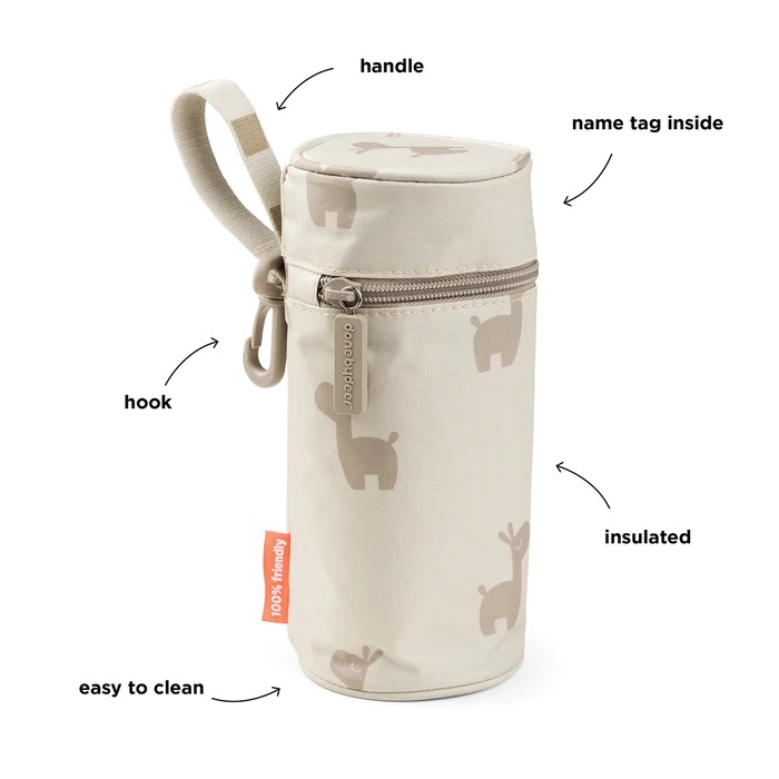 Done by Deer - Insulated bottle holder - Sand