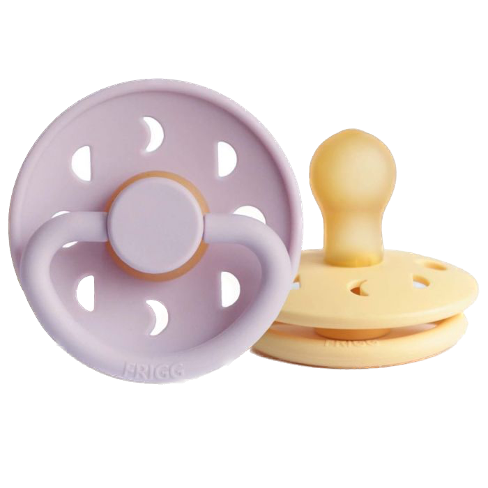 Frigg - Moon 2-pack silicone - Pale daffodil / soft lilac (T1)