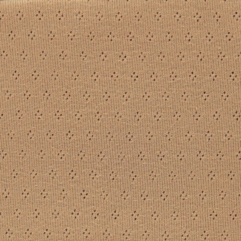 Begonia openwork t-shirt - Indian tan