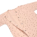LÄSSIG - Pyjama with feet - Dots powder pink