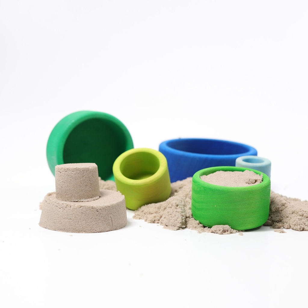 Grimms - Stapelset blauw en groen - 1 - Babette Oostduinkerke