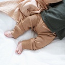 Basilic openwork leggings - Indian tan