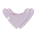 LÄSSIG - Value Pack Bib - Happy Rascals - Heart Lavender