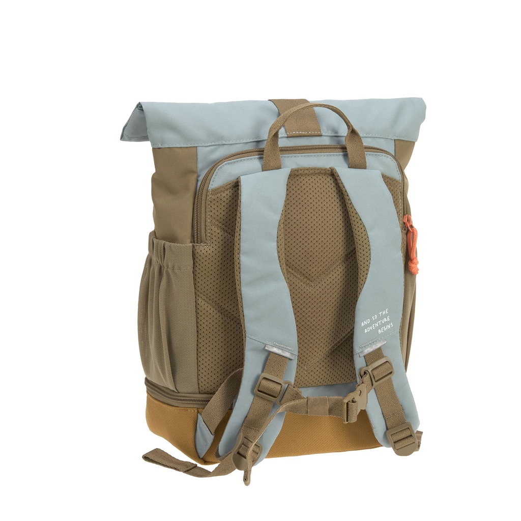 LÄSSIG - Mini Rolltop Backpack - Nature Olive