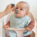 Done by Deer - Silicone baby spoon 3-pack - Blue