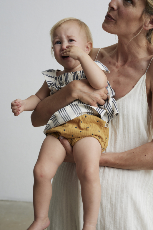 My Little Cozmo - Dennis271-4 -
Polka-dot muslin baby bloomers