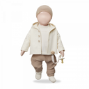 1+ In the family - Paolo hood jacket - Ivory 