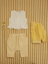 Emile et Ida - Baby blouse - Vichy geel