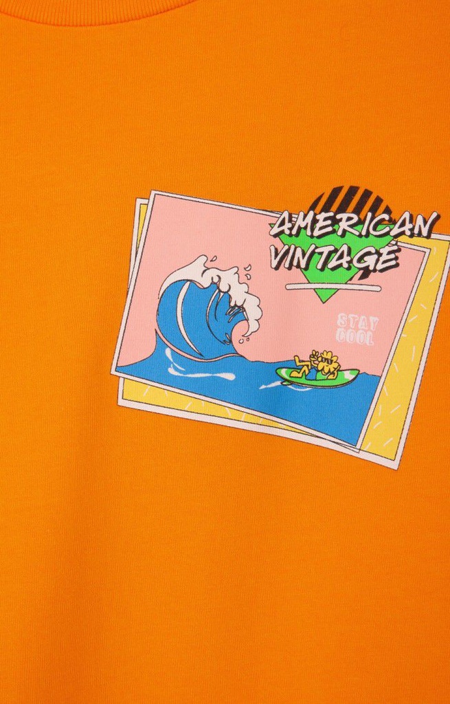American Vintage - Fizvalley T-Shirt - Coing vintage 