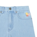 Hundred Pieces - Flared denim West - Bleached blue 