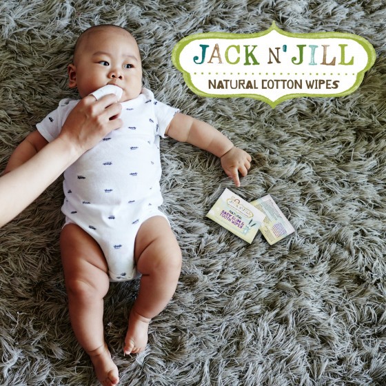 Jack n' Jill - Natural Cotton Wipes 