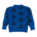Wynken - Flag cardigan - Choc dot