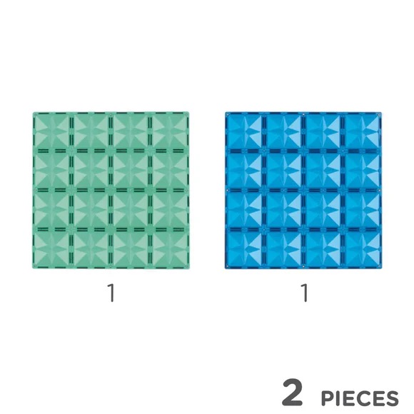 Cleverclixx - Big plates - Blue & green - 1 - Babette Oostduinkerke