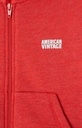 American Vintage - Doven sweater met kap - Chili pepper