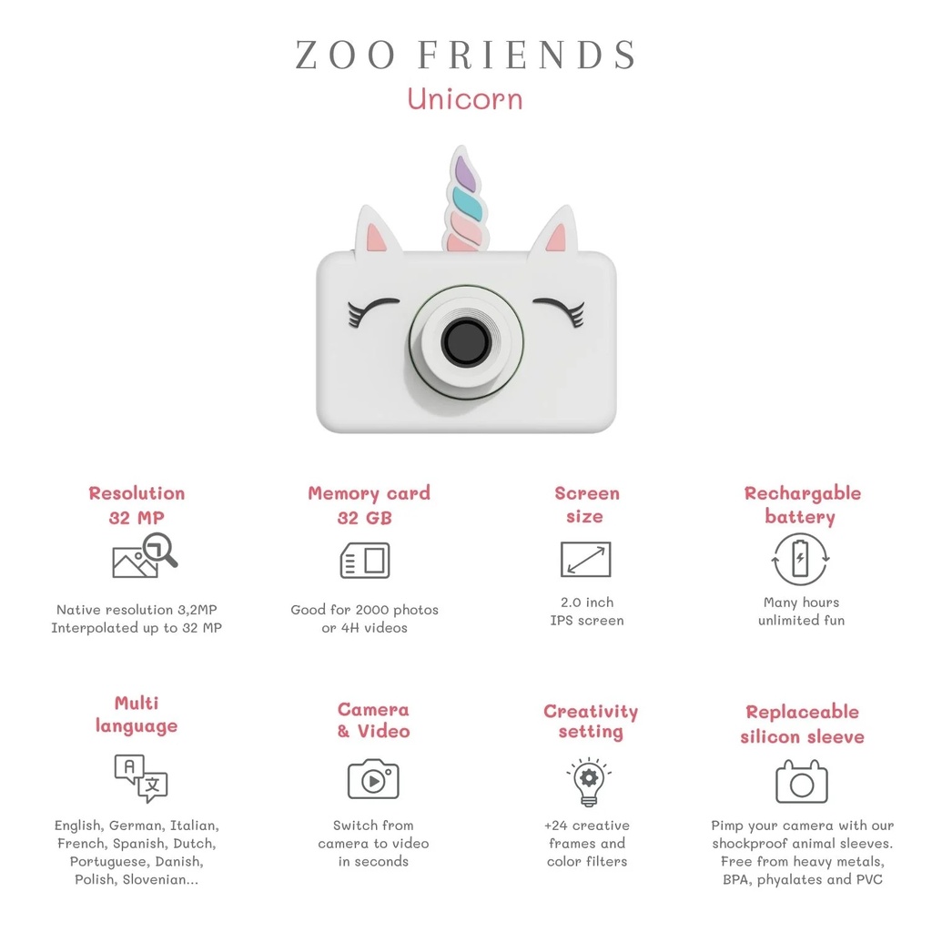 Zoofamily - Zoo friends - Eenhoorn